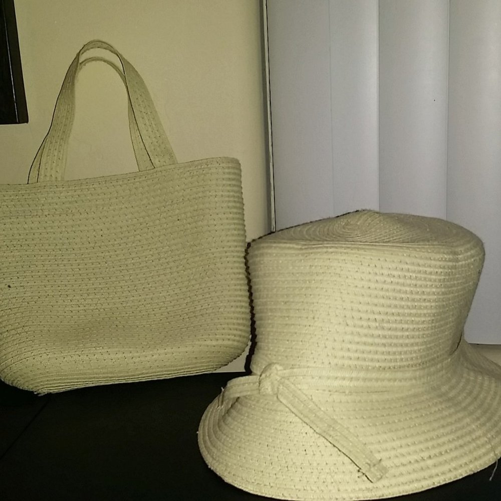 Baby GAP Toodler Girl Summer Hat and Purse Size 18-24 months